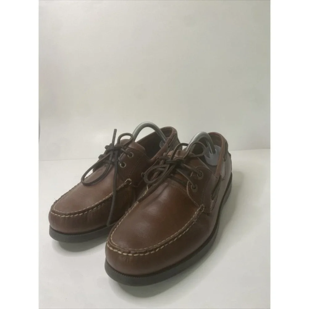 Dockers Men's‎ Castaway Leather Casual Classic Boat Shoe. Size 10.5M VERY GOOD